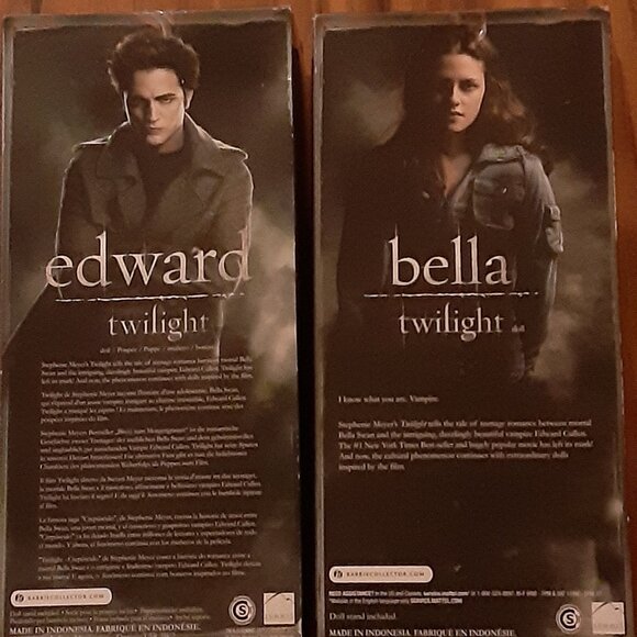 2 Barbie collection Pink Label Twilight dolls---Edward and Bella - Picture 4 of 6